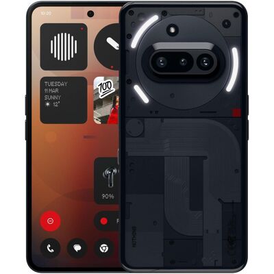 Nothing Téléphone (3a) (256 Go, Noir, 6.77", Double SIM, 5G), Téléphone portable, Noir - Publicité Nothing Téléphone (3a) (256 Go, Noir, 6.77", Double SIM, 5G), Téléphone portable, Noir - Publicité