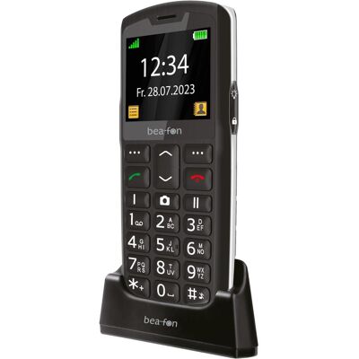 Bea-Fon SL260 LTE schwarz-silber (2.20"), Téléphone portable à touches, Noir, Argent - Publicité Bea-Fon SL260 LTE schwarz-silber (2.20"), Téléphone portable à touches, Noir, Argent - Publicité