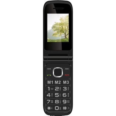 Emporia Flip-LTE, Téléphone portable à touches, Noir - Publicité Emporia Flip-LTE, Téléphone portable à touches, Noir - Publicité