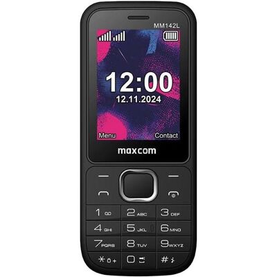 Maxcom MM142L (2.40", 0.30 Mpx), Téléphone portable à touches, Noir - Publicité Maxcom MM142L (2.40", 0.30 Mpx), Téléphone portable à touches, Noir - Publicité