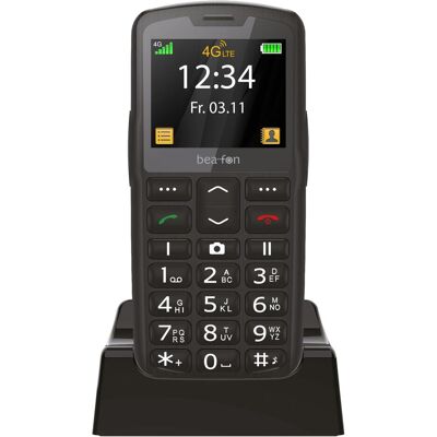Bea-Fon SL260 LTE silber-schwarz (2.20"), Téléphone portable à touches, Noir, Argent - Publicité Bea-Fon SL260 LTE silber-schwarz (2.20"), Téléphone portable à touches, Noir, Argent - Publicité