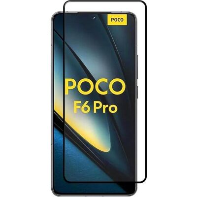 Screenguard Xiaomi Poco F6 Pro Full Screen Protective Glass 2.5D 9H (Xiaomi Poco F6 Pro), Téléphone portable : film de protection, Noir - Publicité Screenguard Xiaomi Poco F6 Pro Full Screen Protective Glass 2.5D 9H (Xiaomi Poco F6 Pro), Téléphone portable : film de protection, Noir - Publicité