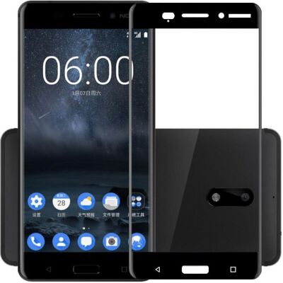 Screenguard Nokia 8 Full Screen Protection en verre blindé 2.5D 9H (Nokia 8), Téléphone portable : film de protection, Noir - Publicité Screenguard Nokia 8 Full Screen Protection en verre blindé 2.5D 9H (Nokia 8), Téléphone portable : film de protection, Noir - Publicité