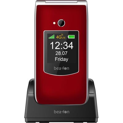 Bea-Fon SL605 (2.40", 1.30 Mpx), Téléphone portable à touches, Argent, Rouge, Noir - Publicité Bea-Fon SL605 (2.40", 1.30 Mpx), Téléphone portable à touches, Argent, Rouge, Noir - Publicité