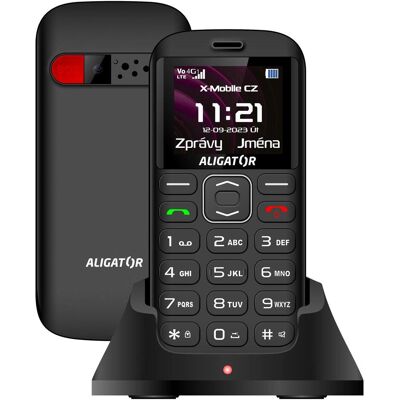 Aligator A720 4G Senior - Téléphone portable - Publicité Aligator A720 4G Senior - Téléphone portable - Publicité