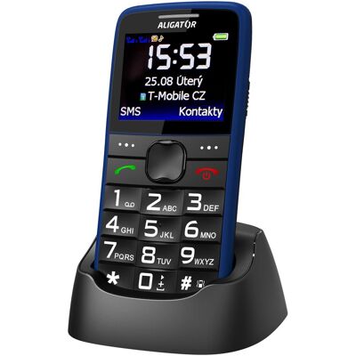 Aligator A675BL (2.20"), Téléphone portable à touches, Noir, Bleu - Publicité Aligator A675BL (2.20"), Téléphone portable à touches, Noir, Bleu - Publicité