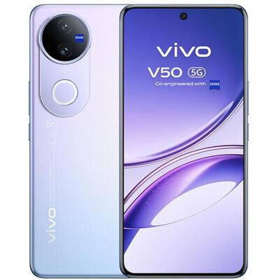 Vivo V50 12+512GB 5G PURPLE (512 Go, Mist Purple, 6.77", Double SIM, 5G), Téléphone portable, Violet - Publicité Vivo V50 12+512GB 5G PURPLE (512 Go, Mist Purple, 6.77", Double SIM, 5G), Téléphone portable, Violet - Publicité
