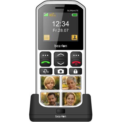Bea-Fon SL290Pro LTE noir et blanc (2"), Téléphone portable à touches, Blanc, Noir - Publicité Bea-Fon SL290Pro LTE noir et blanc (2"), Téléphone portable à touches, Blanc, Noir - Publicité