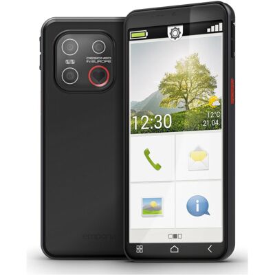 Emporia ME7m 4G sw (128 Go, Noir, 5.45", SIM simple, 4G), Téléphone portable, Noir - Publicité Emporia ME7m 4G sw (128 Go, Noir, 5.45", SIM simple, 4G), Téléphone portable, Noir - Publicité
