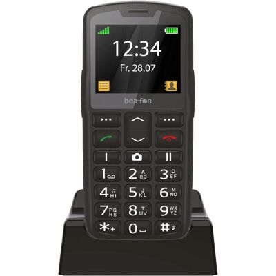Bea-Fon SL260 LTE schwarz-silber (2.20"), Téléphone portable à touches, Noir, Argent - Publicité Bea-Fon SL260 LTE schwarz-silber (2.20"), Téléphone portable à touches, Noir, Argent - Publicité