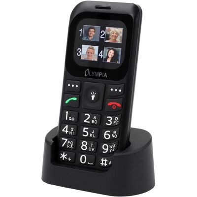 Olympia Bella + (1.77"), Téléphone portable à touches, Noir - Publicité Olympia Bella + (1.77"), Téléphone portable à touches, Noir - Publicité