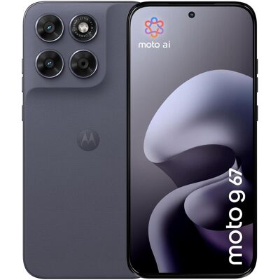 Motorola Moto G67 (128 Go, Pantone Arctic Seal, 6.78", Double SIM hybride + eSIM, 5G), Téléphone portable, Gris - Publicité Motorola Moto G67 (128 Go, Pantone Arctic Seal, 6.78", Double SIM hybride + eSIM, 5G), Téléphone portable, Gris - Publicité