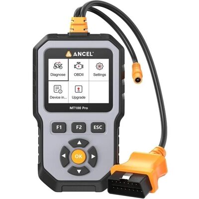 Ancel, Diagnostic embarqué, Scanner de diagnostic pour motos MT100 PRO - Publicité Ancel, Diagnostic embarqué, Scanner de diagnostic pour motos MT100 PRO - Publicité