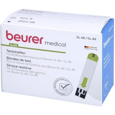Beurer, Test sanguin, GL48/49 BZTTR - Publicité Beurer, Test sanguin, GL48/49 BZTTR - Publicité