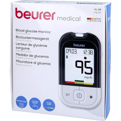 Beurer, Test sanguin, GL 48 mg/dl - Publicité Beurer, Test sanguin, GL 48 mg/dl - Publicité