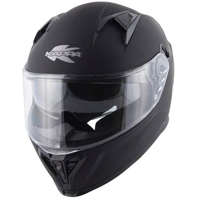Kappa, Casque de moto, CASQUE INTÉGRAL KV52 KRONOS AVEC VISIÈRE NOIR MAT TAILLE 56 / S (HOMOLOGATION ECE 22R06) (S) - Publicité Kappa, Casque de moto, CASQUE INTÉGRAL KV52 KRONOS AVEC VISIÈRE NOIR MAT TAILLE 56 / S (HOMOLOGATION ECE 22R06) (S) - Publicité