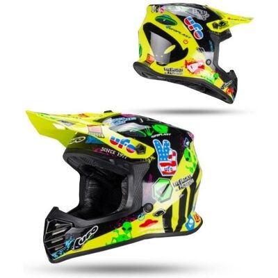 UFO, Casque de moto, 2026/01 CASQUE KOREY CROSS ENFANTS / JUNIORS / KID COULEUR NOIR/JAUNE NÉON TAILLE M (ECE 22R06) (M) - Publicité UFO, Casque de moto, 2026/01 CASQUE KOREY CROSS ENFANTS / JUNIORS / KID COULEUR NOIR/JAUNE NÉON TAILLE M (ECE 22R06) (M) - Publicité