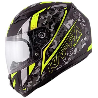 Kappa, Casque de moto, Casque intégral Kj04 Evo Prox Junior, couleur / noir / jaune fluo mat, taille 50 / M (ECE (M) - Publicité Kappa, Casque de moto, Casque intégral Kj04 Evo Prox Junior, couleur / noir / jaune fluo mat, taille 50 / M (ECE (M) - Publicité