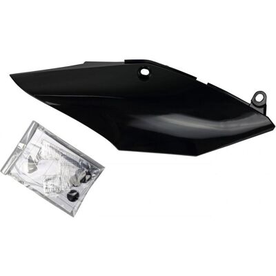 UFO, Moto : accessoires, CACHES LATÉRAUX ARRIÈRE HONDA CRF 250R '18-21, CRF 450R '17-20, NOIRS - Publicité UFO, Moto : accessoires, CACHES LATÉRAUX ARRIÈRE HONDA CRF 250R '18-21, CRF 450R '17-20, NOIRS - Publicité
