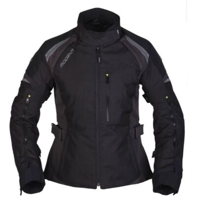 Modeka, Veste de moto, Blouson Amberly Lady Couleur Noir-Gris Foncé Taille 42 (Femmes, 42) - Publicité Modeka, Veste de moto, Blouson Amberly Lady Couleur Noir-Gris Foncé Taille 42 (Femmes, 42) - Publicité