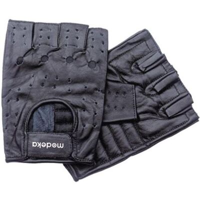 Modeka, Gants de moto, Gants sans doigts Highway Noir Taille XS (Hommes, XS) - Publicité Modeka, Gants de moto, Gants sans doigts Highway Noir Taille XS (Hommes, XS) - Publicité