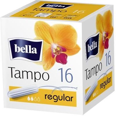 Bella, Tampon, Tampo Premium Comfort Regular Tampons, 16 Stück (16x, Normal) - Publicité Bella, Tampon, Tampo Premium Comfort Regular Tampons, 16 Stück (16x, Normal) - Publicité