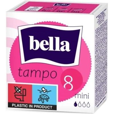 Bella, Tampon, Premium Comfort Mini-Tampons, 8 pièces (8x, Mini) - Publicité Bella, Tampon, Premium Comfort Mini-Tampons, 8 pièces (8x, Mini) - Publicité