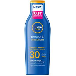 NIVEA, Crème solaire, Protect & Moisture Lotion SPF 30 (SPF 30, 200 ml) - Publicité NIVEA, Crème solaire, Protect & Moisture Lotion SPF 30 (SPF 30, 200 ml) - Publicité