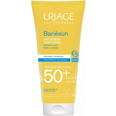 Uriage Marque Lait Soyeux SPF50 - Protection Solaire - Publicité Uriage Marque Lait Soyeux SPF50 - Protection Solaire - Publicité