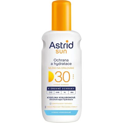 Astrid Sun SPF 30 Spray - Protection UV à large spectre - Publicité Astrid Sun SPF 30 Spray - Protection UV à large spectre - Publicité