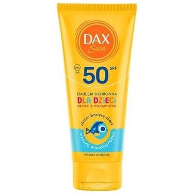 Dax Sun, Crème solaire, Protective Emulsion For Children Spf 50 - 100ml (SPF 50, 100 ml) - Publicité Dax Sun, Crème solaire, Protective Emulsion For Children Spf 50 - 100ml (SPF 50, 100 ml) - Publicité