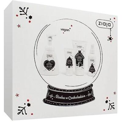 Ziaja, Set cadeau beauté, Choco Plum SET (SG 160ml + Foam Wash 250ml + Hand Cream 50ml + Mist 100ml) (Set soin du corps) - Publicité Ziaja, Set cadeau beauté, Choco Plum SET (SG 160ml + Foam Wash 250ml + Hand Cream 50ml + Mist 100ml) (Set soin du corps) - Publicité