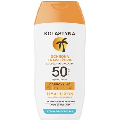 Emulsion Solaire SPF 50 Kolastyna 150ml - Protection Solaire - Publicité Emulsion Solaire SPF 50 Kolastyna 150ml - Protection Solaire - Publicité