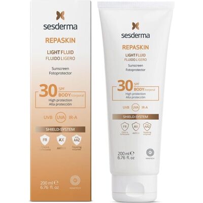Sesderma, Crème solaire, Repaskin Light Fluid Sunscreen 200ml (SPF 30, 200 ml) - Publicité Sesderma, Crème solaire, Repaskin Light Fluid Sunscreen 200ml (SPF 30, 200 ml) - Publicité