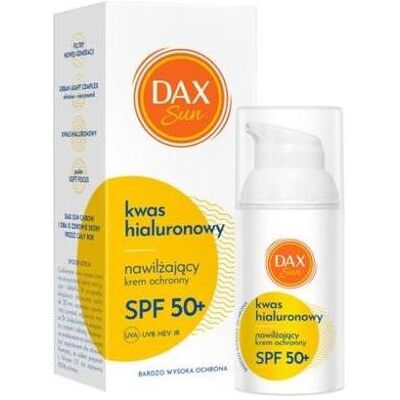 Crème solaire, DAX SUN 30ml SPF50+ Crème Protectrice à l'Acide Hyaluronique Hydratante (SPF 50+, 30 ml) - Publicité Crème solaire, DAX SUN 30ml SPF50+ Crème Protectrice à l'Acide Hyaluronique Hydratante (SPF 50+, 30 ml) - Publicité