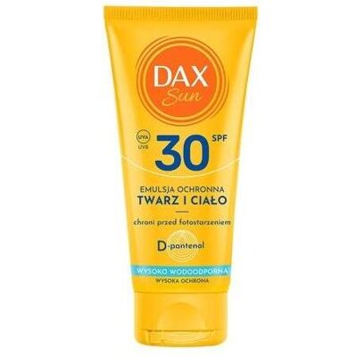Dax Sun, Crème solaire, Sun Spf30 Protective Emulsion For Face And Body 50ml (SPF 30, 50 ml) - Publicité Dax Sun, Crème solaire, Sun Spf30 Protective Emulsion For Face And Body 50ml (SPF 30, 50 ml) - Publicité