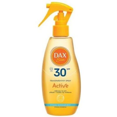 Dax Sun, Crème solaire, Transparent Spray Active Spf 30 200 Ml - Effective Sun Protection (SPF 30, 200 ml) - Publicité Dax Sun, Crème solaire, Transparent Spray Active Spf 30 200 Ml - Effective Sun Protection (SPF 30, 200 ml) - Publicité