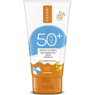 Lirene Crème Solaire SPF 50+ pour Enfants - 150ml - Publicité Lirene Crème Solaire SPF 50+ pour Enfants - 150ml - Publicité