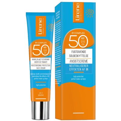 Lirene Crème Solaire Hydratante SPF50 - Publicité Lirene Crème Solaire Hydratante SPF50 - Publicité
