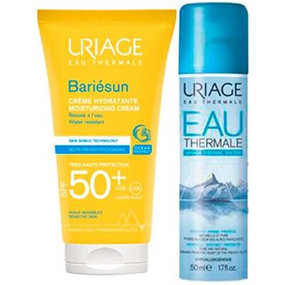 Uriage Bariésun Crème Hydratante Très Haute Protection SPF50+ - Crème solaire - Publicité Uriage Bariésun Crème Hydratante Très Haute Protection SPF50+ - Crème solaire - Publicité