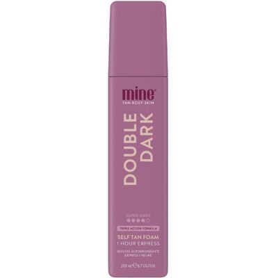 Minetan Mousse autobronzante 200 ml Double Dark - Publicité Minetan Mousse autobronzante 200 ml Double Dark - Publicité
