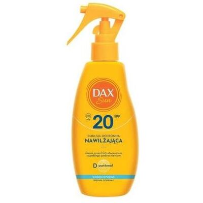 Dax Sun, Crème solaire, Moisturizing Protective Emulsion Spray Spf20 200ml (SPF 20, 200 ml) - Publicité Dax Sun, Crème solaire, Moisturizing Protective Emulsion Spray Spf20 200ml (SPF 20, 200 ml) - Publicité