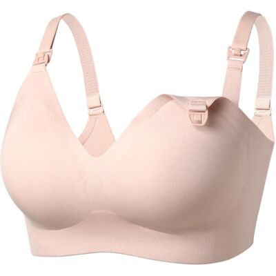 Momcozy, Soutien-gorge d'allaitement, Nursing Bra, Beige, (XL) - Publicité Momcozy, Soutien-gorge d'allaitement, Nursing Bra, Beige, (XL) - Publicité