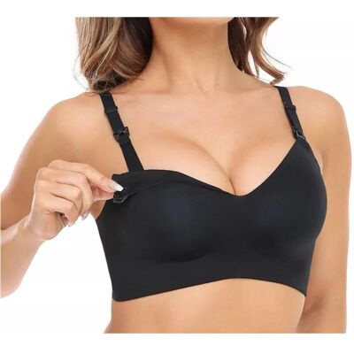 Momcozy, Soutien-gorge d'allaitement, Yn21 Maternity Nursing Bra Black S, Noir, (S) - Publicité Momcozy, Soutien-gorge d'allaitement, Yn21 Maternity Nursing Bra Black S, Noir, (S) - Publicité