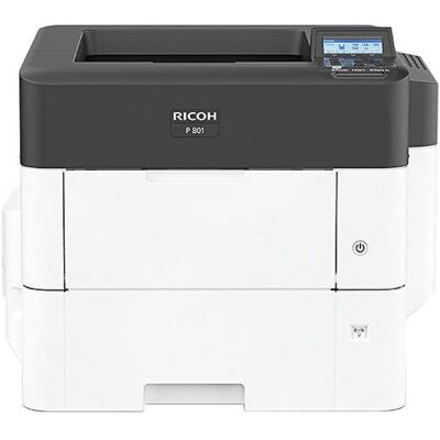 Ricoh 801 - Imprimante - N&B - recto-verso - laser - A4/Letter (Laser, Noir et blanc), Imprimante, Noir - Publicité Ricoh 801 - Imprimante - N&B - recto-verso - laser - A4/Letter (Laser, Noir et blanc), Imprimante, Noir - Publicité