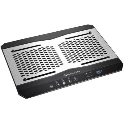 Thermaltake CL-N002-PL12BL-A, Support pour notebook, Noir - Publicité Thermaltake CL-N002-PL12BL-A, Support pour notebook, Noir - Publicité