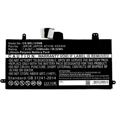 CoreParts Batterie d'ordinateur portable pour Dell (1 Cellule, 5200 mAh), Batterie pour notebook, Noir - Publicité CoreParts Batterie d'ordinateur portable pour Dell (1 Cellule, 5200 mAh), Batterie pour notebook, Noir - Publicité