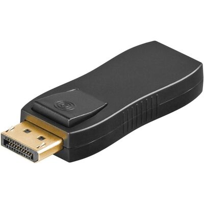 Goobay DisplayPort zu (DP, 7.60 cm), Adaptateur données + vidéo, Noir - Publicité Goobay DisplayPort zu (DP, 7.60 cm), Adaptateur données + vidéo, Noir - Publicité