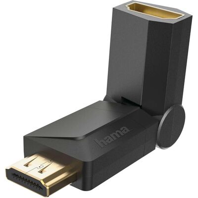 Adaptateur HDMI rotatif Hama Han-Hun - Or 4K - Publicité Adaptateur HDMI rotatif Hama Han-Hun - Or 4K - Publicité