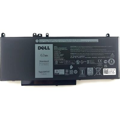Dell Batterie 62WHR 4 cellules au lithium-ion (4 cabines, 8100 mAh), Batterie pour notebook - Publicité Dell Batterie 62WHR 4 cellules au lithium-ion (4 cabines, 8100 mAh), Batterie pour notebook - Publicité